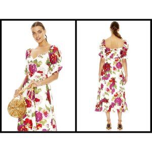 💕TALULAH💕 Beyond Midi Dress Twilight Bloom Print Small